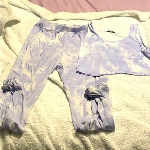 Lilac tye dye medium matching set!